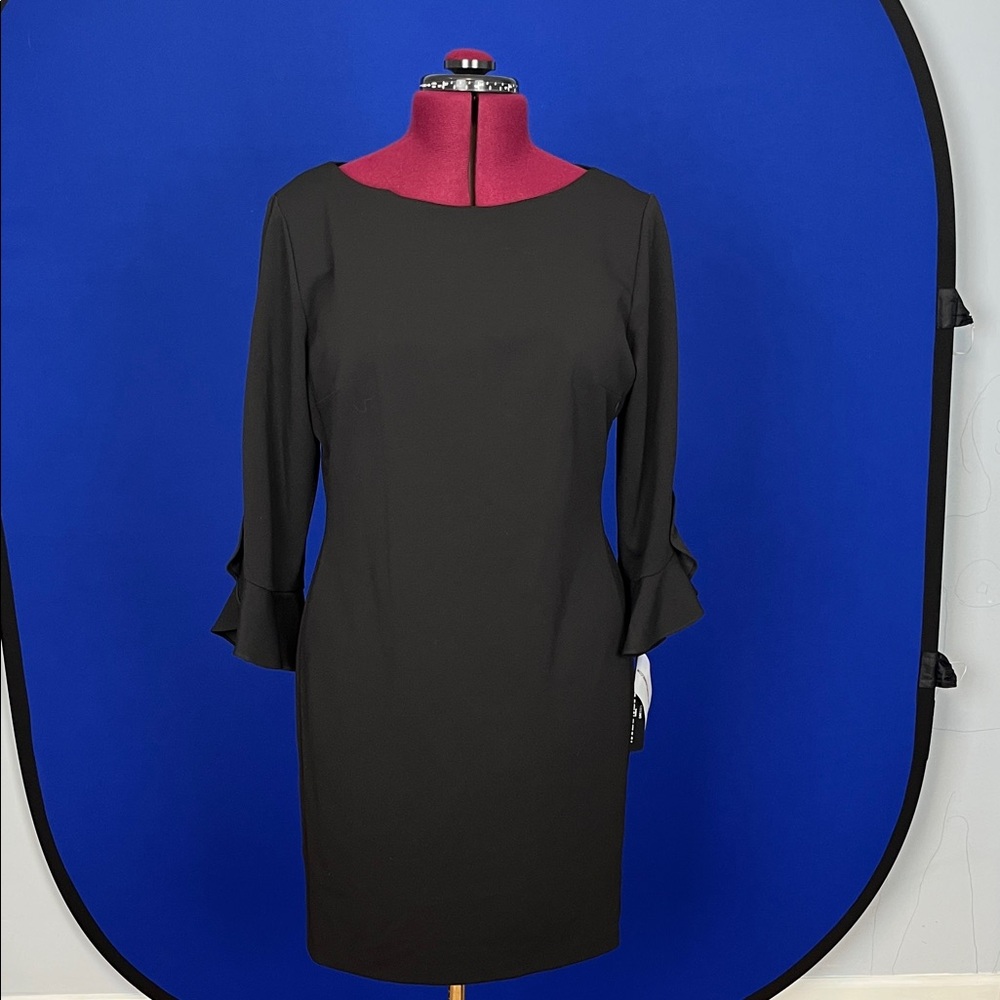 Karl Lagerfeld Black Long Sleeve Dress new with tags size 14